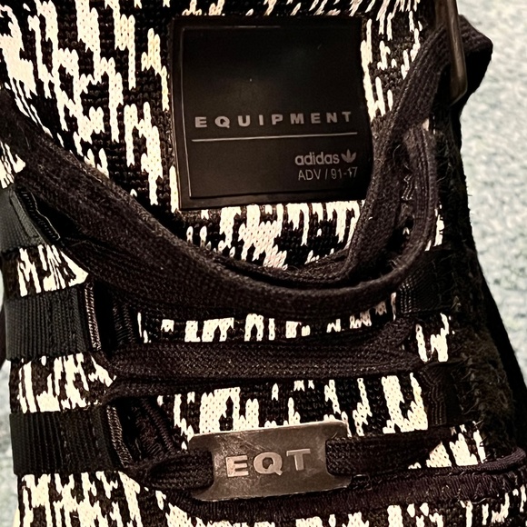 adidas EQT Support 93/17 Black Glitch sz 10 - Picture 4 of 11